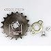 WEIYINGSI Motorcycle Front Engine Sprocket 420-17T 17MM, Dirt Bike Sprocket for 50cc 70cc 90cc 110cc 125cc Dirt Pit Bike Mini ATV 4 Wheeler Moped Go Kart Quads