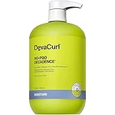 DevaCurl No-Poo Decadence Non-Lathering Cleanser for Ultra-Rich Moisture | Nourished | Bouncy | Shiny | All Curl Types