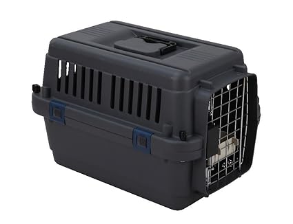 Smarty Pet Paws for A Cause Iata Approved Plastic Small Fight Cage, 24 Inch (Black)