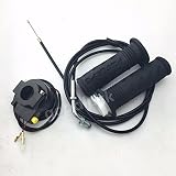Twist Grips Throttle Cable 75" Kill Switch for Stand Up Gas Scooter 43cc 49cc