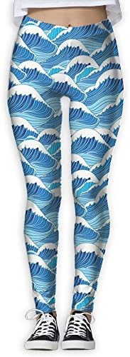 GHBDNK Great Wave Heat Yoga Pants Base Layer Pants Women Ladies