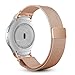 Fintie for Gear S2 Watch Band [Large], Fintie [Magnet Lock] Milanese Loop Adjustable Stainless Steel Replacement Strap Bands for Samsung Gear S2 SM-R720 / SM-R730 Smart Watch - Rose Gold