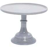 10" Marble Cake Plate by Mosser Glass