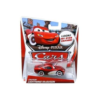 Cars Lenticular Eyes Cruisin Lightning McQueen Die Cast Vehicle