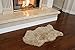 Nouvelle Legende® Faux Fur Sheepskin Premium Rug Single (23 in. X 40 in.) Tan
