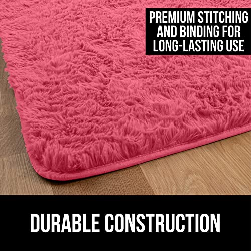 Gorilla Grip Soft Faux Fur Area Rug, Washable, Shed and Fade Resistant