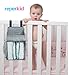 Baby Nursery Organizer - Diaper Organizer | Diaper Caddy | Large Pockets - Space for Diapers & Wipes, Creams & Lotions Special Support for Crib