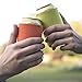 Beer Can and Bottle Insulators, Reversible Premium Neoprene Collapsible Coolers, Assorted Set of 10 Party Pack
