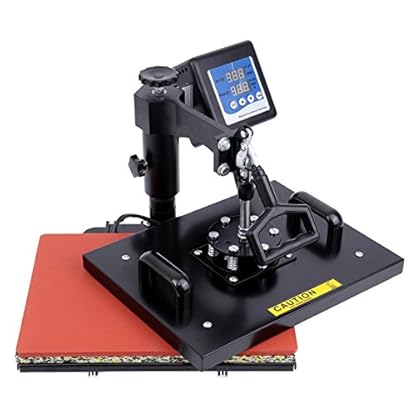 Ridgeyard 15.6 inch x 12.4 inch 1000W 360 Degree Swing Away Digital Heat Press Photo T-shirt Sublimation Transfer Machine 110V - Image 7