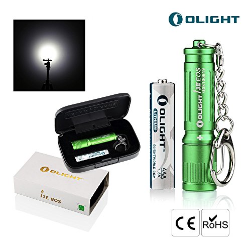 OLIGHT 90 Lumens i3E EOS PMMA TIR Lens AAA Flashlight Compact Keychain