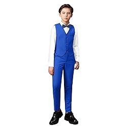 Boys Suits Royal Blue Kids Wedding Tuxedo Size 12