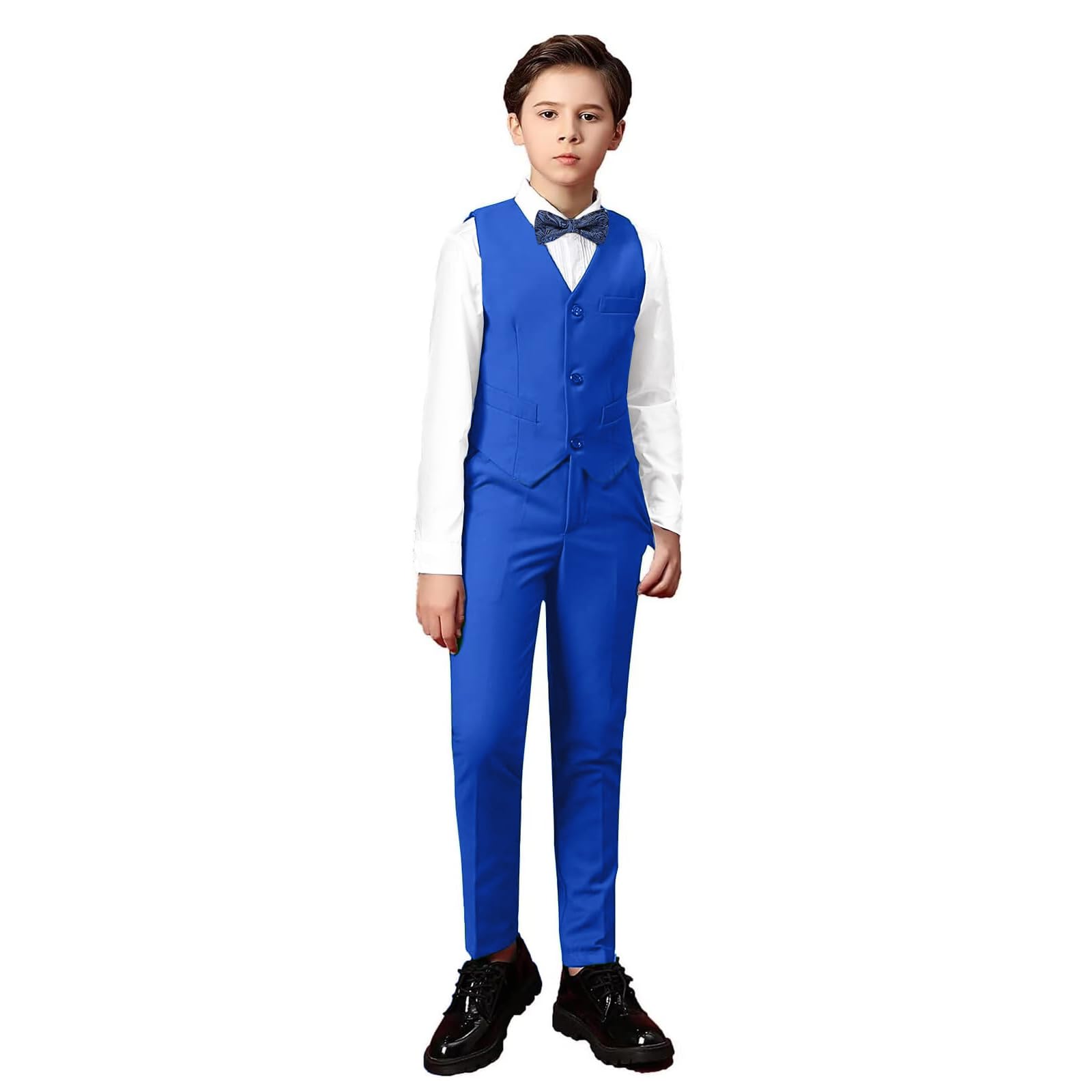 Boys Suits Royal Blue Kids Wedding Tuxedo Size 12