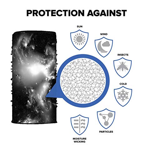 image for DI QIU REN Skull Face Mask Half Sun Dust Protection, Vivid 3D Tube Mas