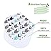 MiiYoung 5-Pack Baby Burp Cloths for Boys, Triple Layer, Organic Cotton, Soft and Absorbent Towel, Burping Rags for Newborns Set