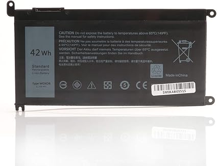 Amazon Com New Wdx0r Laptop Battery For P N 0wdx0r 3crh3 P69g001 T2jx4 C4hcw 0c4hcw Fc92n Dell Inspiron 15 5368 5378 5565 5567 5568 5578 7560 7570 7579 7569 Series Notebook Battery Home Audio Theater