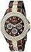 XOXO Women's XO5455 Rhinestone-Accent Chocolate Brown Analog Bracelet Watch