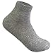 Meidiya Men's Cotton Sports Casual Socks 3-Pack (Grey)