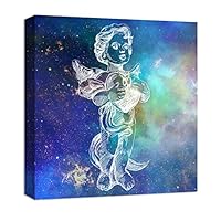 Canvas Wall Art Cupid Canvas Prints Home Artwork Decoration for Living Room,Bedroom - 12x12 inches