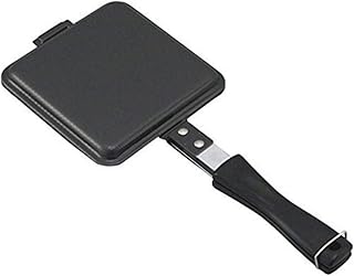 GJKHhlp Bratpfanne Edelstahl Mit Antihaftbeschichtung Faltbar Multifunktions Doppelgrillpfannen Set 36cm Induktionsfest Grillpfanne Kochgeräte 40 * 18 * 13cm