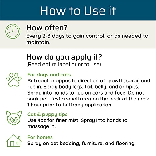 Wondercide Flea, Tick & Mosquito Spray for Dogs, Cats, and Home Flea and Tick Killer