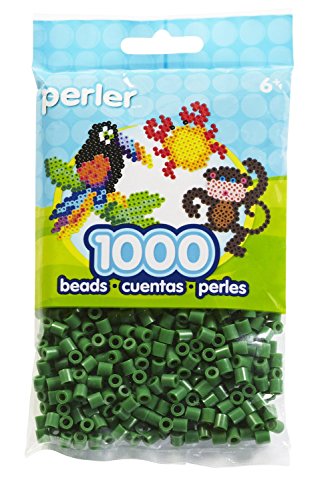 Bulk Buy: Perler Beads 1,000 Count Dark Green (6 Pack)