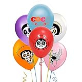 Merchant Medley 24 Count Coco Inspired Birthday Balloon Pack - Large 12 Inch Size - Latex - Includes 6 Styles