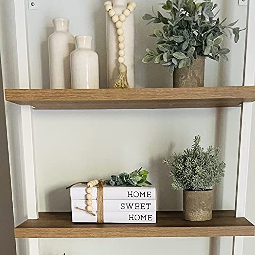 Decorative Books Stack,Farmhouse Books,Rustic Hardcover Decorative Books for Modern Decor,Set of 3 Stacked Books for… - Image 3