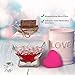 Heart Shaped Gift Set by Luffy -- Unique Christmas Gift for a Special One - Bonding DIY activity with Friends & Family - Includes a Heart Shaped Bottle with Cork Stopper, Sand, Decorative Diamonds