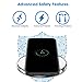 JETech 2170-Wireless-Charger-BK Universal Wireless Charger Qi Charging Pad