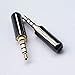 3.5mm 4 Pole Male Repair headphone Jack Plug Metal Audio Soldering & Back cover