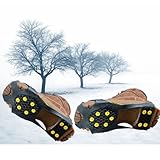BestDealUSA Cool Over Shoe Studded Snow Grips Ice Grips Anti Slip Snow Shoes Crampons