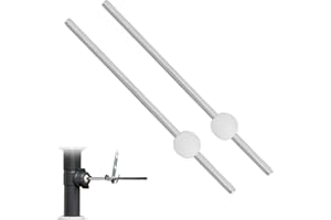 2pcs Lavatory Pop-Up Drain Center Piece Assembly, Bathroom Sink Pivot Ball Rod Stopper Replacement Compatible with Danco 3480