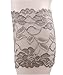 GEOOT Womens 5 Pairs Stretch Lace Boot Leg Cuffs Soft Laced Boot Socks (5 color)