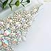 ShiDianYi Bridal Wedding Dress Sash Belt Applique with Silver AB Stone Belt Waist Decoration Rhinestone Bridal sash for Bridal Shower-190509E