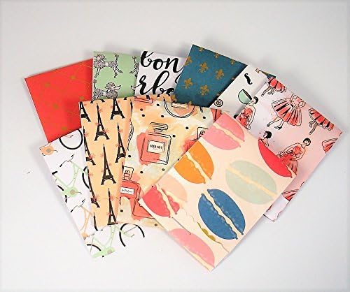 Matchbook Notepads Party Favors in Bonjour Paris Set of 20