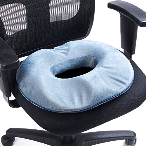 Black Mountain Products Bmp Donut Orthopedic Tailbone Seat Cushion - Grey