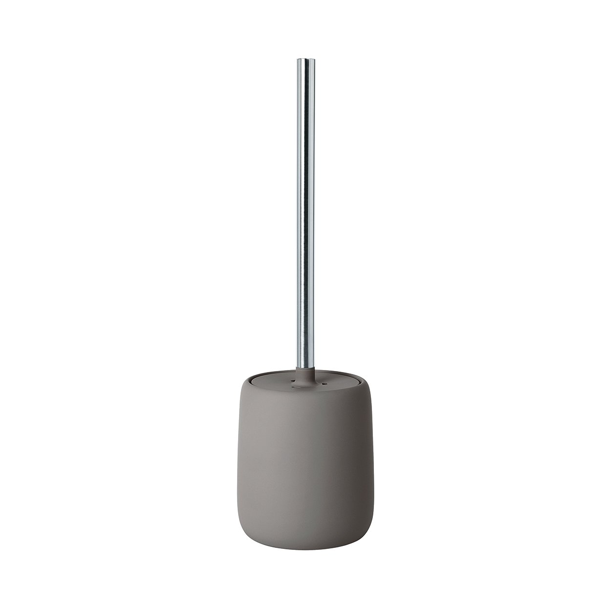 blomus -SONO 69047 Toilet Brush Ceramic/Plastic Satellite Toilet Set Soft Touch Hygienic Freestanding Toilet Brush & Holder Bathroom Accessory (H x W x D): 39 x 11 x 11 cm โ image 1
