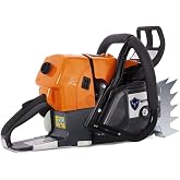 Farmertec 92cc Holzfforma G660 Gasoline Chain Saw Power Head With Wrap Around Handle Bar Tank Protective Guard All parts are For MS660 066 Chainsaw