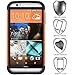 COVRWARE® HTC Desire 510 - 3 in 1 Bundle - Armor Defender Series Protective Case [HD Film & Aluminum Stylus Pen] - Orange