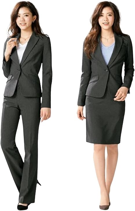 Amazon Nissen ニッセン 洗濯機洗いok スカートスーツ 洗える３点セットスーツ ジャケット パンツ タイトスカート 股下７７ｃｍ レディーススーツ スーツ 通販