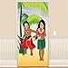 Amscan 672900 Hula Dancing Plastic Photo Banner, 72