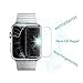 XALER [3-Pack] 38mm Apple iWatch Screen Protector Tempered Glass Screen Protector [Anti-Bubble, Scratch Resistant]