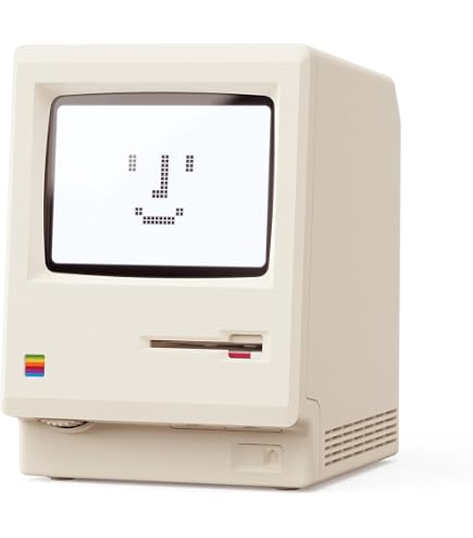 Amazon.com: RayCue Maclock WB-8 Retro Pixel Alarm Clock - 1984