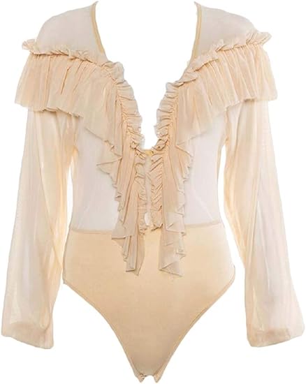 chiffon bodysuit blouse