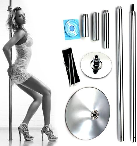 Xperience 45mm X-Dance Pole Kit Competition Commercial Portable Fitness Exercise