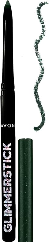 Avon GLIMMERSTICKS DIAMONDS Eye Liner Pencil Emerald Glow Long Lasting view 2