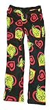 How the Grinch Stole Christmas Hearts Fleece Sleep Pants - Small