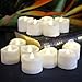 LED Lytes Flameless Candles, Set of 12 Battery Operated Tea Lights with 6 Hour Timer and Warm White Flame