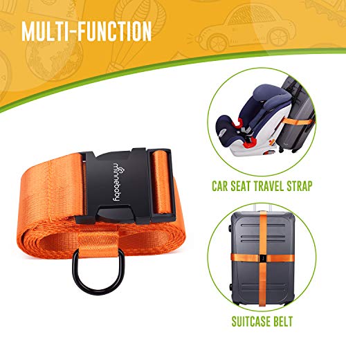 Car Seat Travel Strap, Car Seat Travel Belt Turns Car Seat and Carry