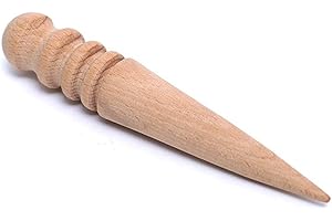 1PCS Multi-Size Round Edge Wood Slicker Leather Polishing Burnisher Tool Convenient and nice